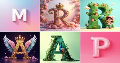 Create Stunning 3D Letters with AI Image Prompts