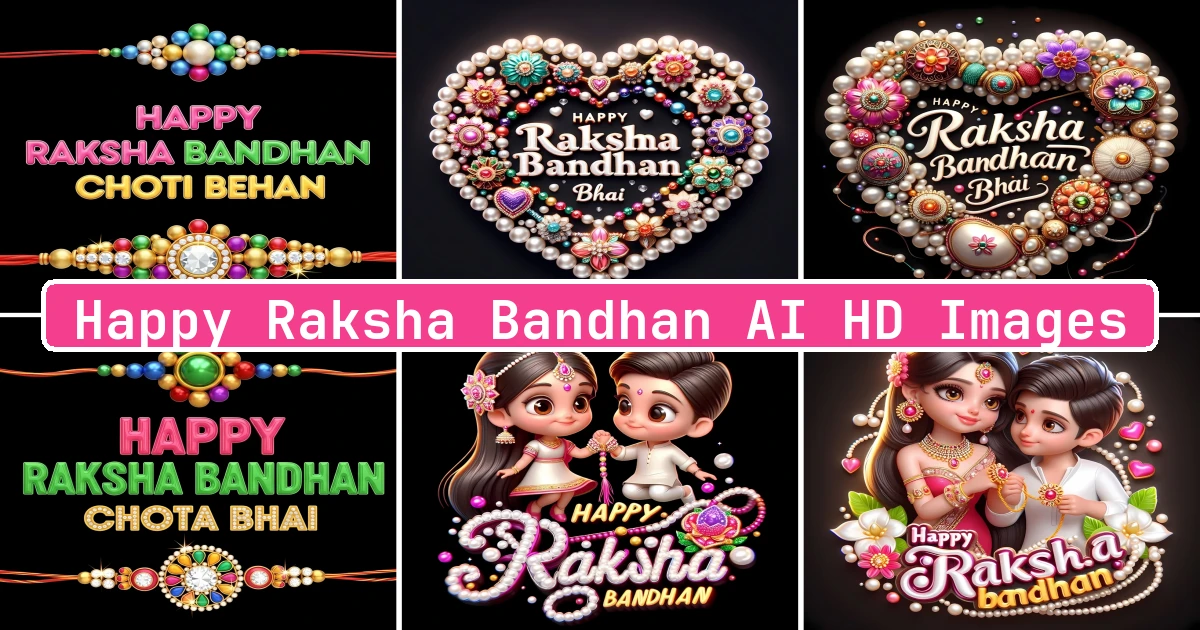 Happy Raksha Bandhan AI HD Images - Aivana