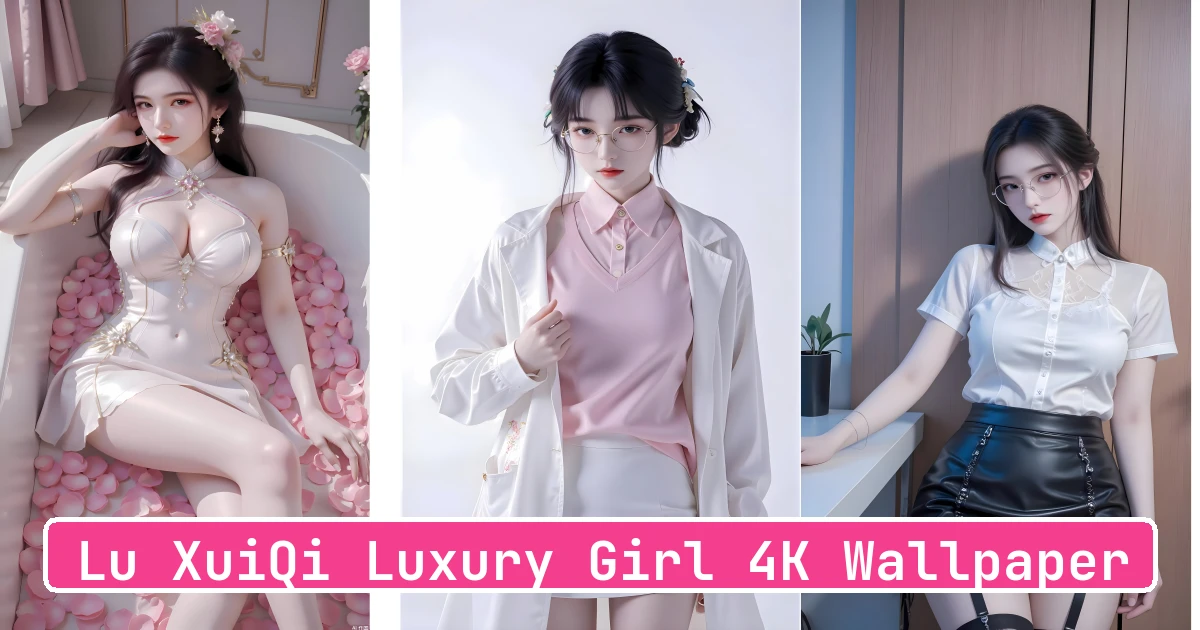 Lu XuiQi Luxury Girl 4K Wallpaper - Aivana