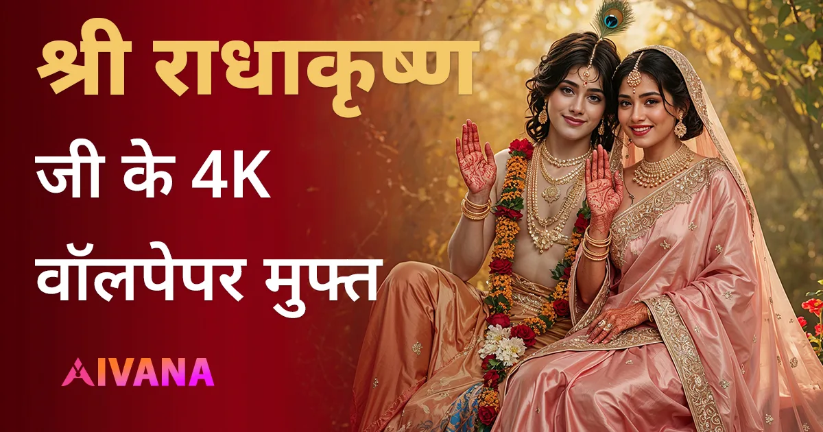 Shri Radha Krishna 4K Wallpapers for PC ❤️ - Aivana