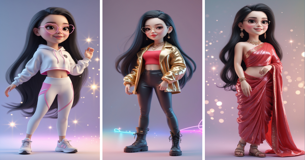 Stunning 3D Girl Character AI Wallpaper - Aivana