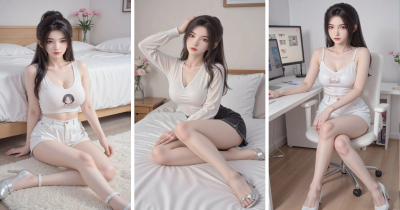 Beautiful Ning Yao AI 4K Wallpaper