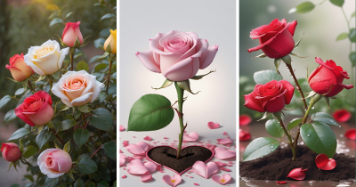 Beautiful Rose AI Wallpapers