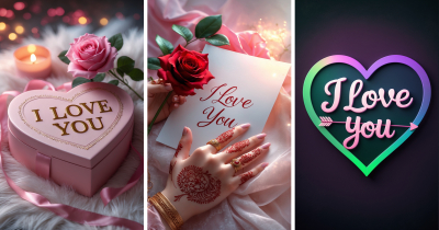 I Love You AI Wallpapers - Romantic AI Art HD Images