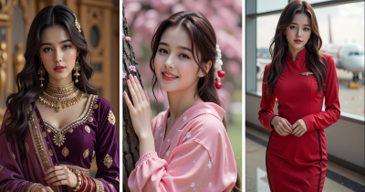 Nancy Momoland Luxury Girl AI Wallpaper