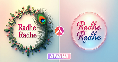 Radhe Radhe Greetings AI Wallpapers